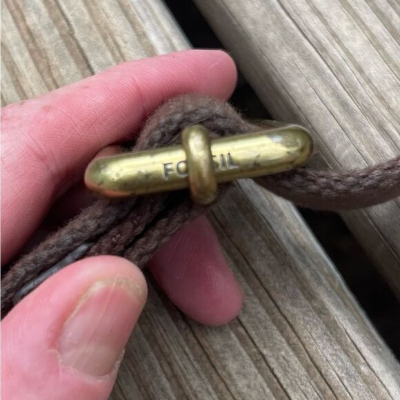 Fossil leather crossbody bag - Picture 2 of 9